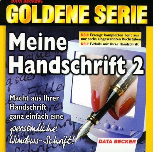 Goldene Serie. Meine Handschrift 02. CD- ROM für Windows 95/98. Macht aus jeder Handschrift eine echte Windows- Schrift