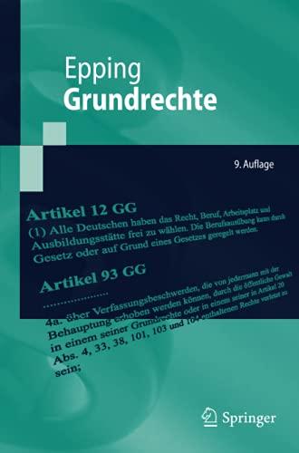 Grundrechte (Springer-Lehrbuch)