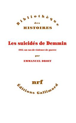 Les suicidés de Demmin : 1945, un cas de violence de guerre