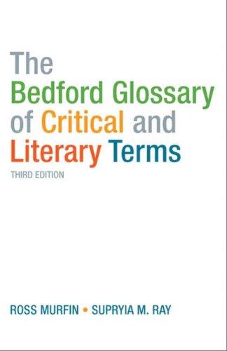 Bedford Glossary of Critical and Literary Terms