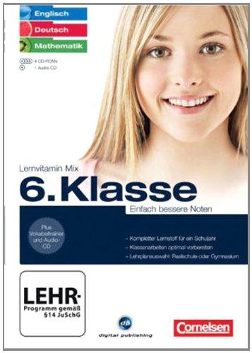 Lernvitamin Mix - Englisch/Deutsch/Mathe 6. Klasse - Einfach bessere Noten