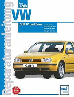 VW Golf IV / Bora   1998-1999: 1,8-Liter-Motor, 1,8-Liter- Turbo-Motor, 2,3 Liter VR5-Motor (Reparaturanleitungen)