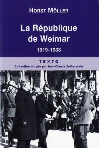 La République de Weimar