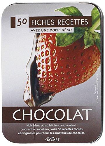 Chocolat: 50 fiches recettes avec une boîte déco