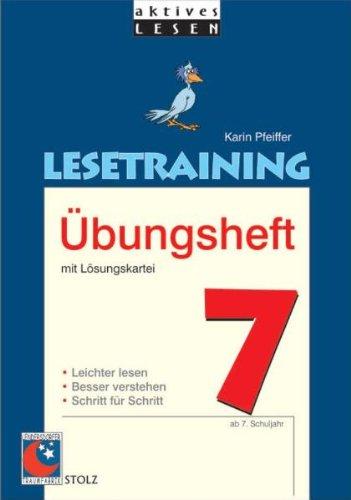 Lesetraining Übungsheft 7