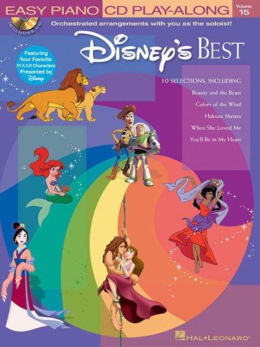 Easy Piano Cd Play Along Disney S Best Pf Book/Cd (Easy Piano CD Play-Along (Hal Leonard))