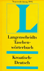 Langenscheidts Taschenwörterbuch, Kroatisch-Deutsch