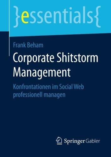 Corporate Shitstorm Management (essentials)