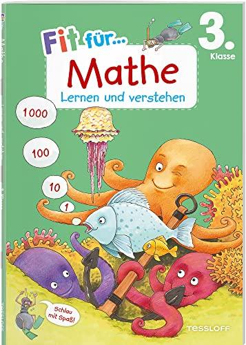 Fit für Mathe 3. Klasse. Lernen und verstehen: Rechnen bis 1000, Grundrechenarten, Sachaufgaben und Geometrie verstehen und wiederholen. Am Lehrplan orientiert. Mit Lösungsheft und Stickerbogen