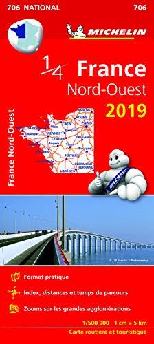 Carte France Nord-Ouest Michelin 2019