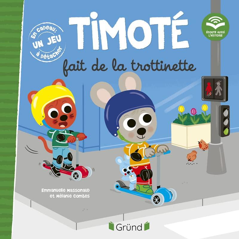 Timoté fait de la trottinette