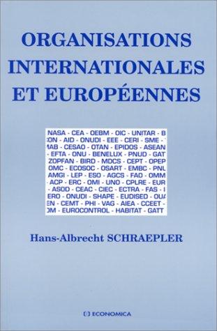 Organisations internationales et européennes