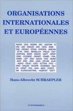 Organisations internationales et européennes