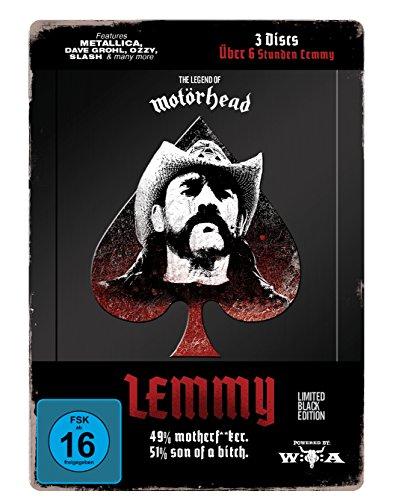 LEMMY - The Movie (Black Edition im LTD Steelbook) [Limited Edition] [3 DVDs]