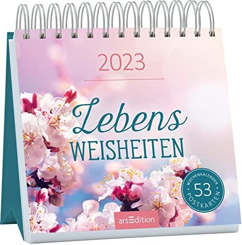 Postkartenkalender Lebensweisheiten 2023: Wochenkalender 2023, 53 Postkarten für mehr Inspiration