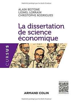 La dissertation de science économique