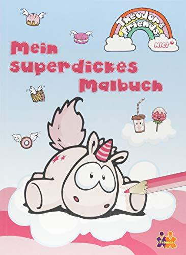 Theodor & Friends. Mein superdickes Einhorn Malbuch