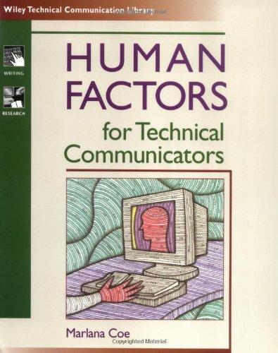 Human Factors (Wiley Technical Communation Library)