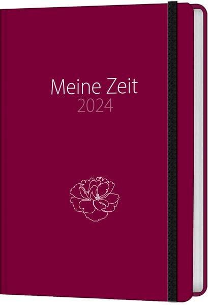 Meine Zeit 2024 - Taschenkalender (Pfingstrose)