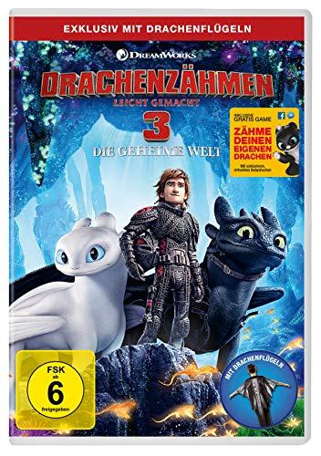 Drachenzähmen leicht gemacht 3:Die geheime Welt + Drachenflügel (exklusiv bei Amazon.de)