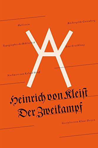 Der Zweikampf: Eine Erzählung (Typographische Bibliothek)