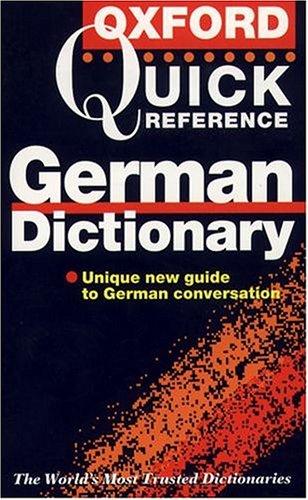 Quick Reference German Dictionary