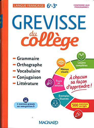 Grevisse du collège : langue française, 6e-3e