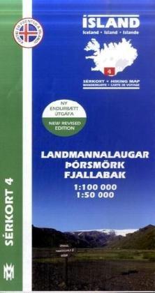 Landmannalaugar - Porsmörk, Fjallabak 1 : 100 000