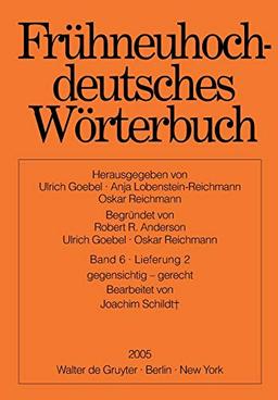 Frühneuhochdeutsches Wörterbuch / gegensichtig - gerecht