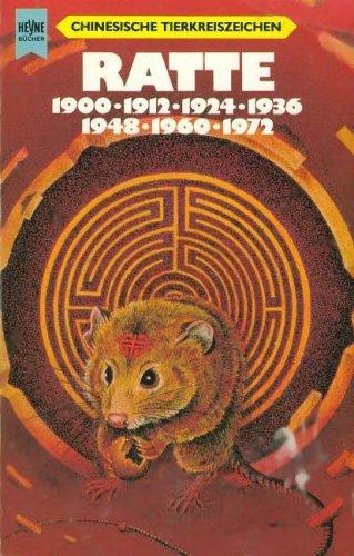 Chinesische Tierkreiszeichen Ratte. 1900, 1912, 1924, 1936, 1948, 1960, 1972, 1984, 1996.