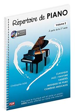 RePertoire De Piano... Vol 2: A Partir De La 2ieMe AnneE: Tome 2