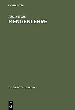 Mengenlehre (De Gruyter Lehrbuch)