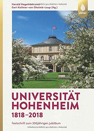 Universität Hohenheim 1818–2018: Festschrift zum 200jährigen Jubiläum