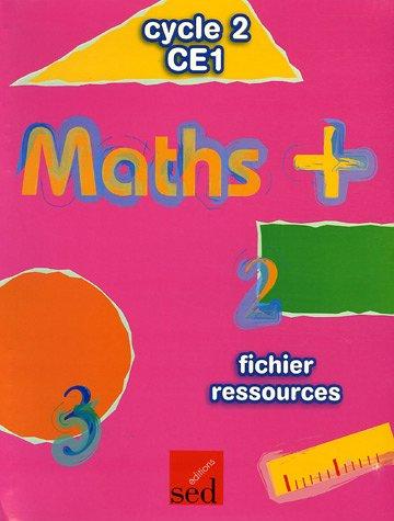 Maths + cycle 2 CE1 : fichier ressources