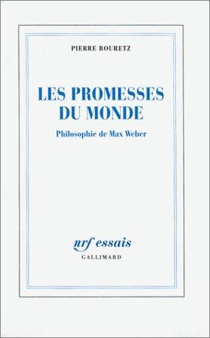 Les promesses du monde : philosophie de Max Weber