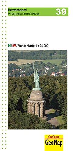 Wanderkarte Nordrhein-Westfalen Blatt 39 Hermannsland 1 : 25 000 (Geo Map)