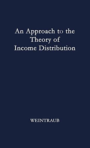 An Approach to the Theory of Income Distribution.