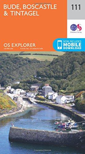 Bude, Boscastle and Tintagel 1 : 25 000 (OS Explorer Map)