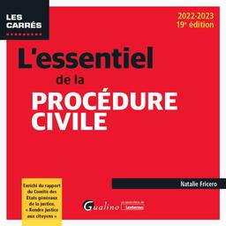 L'essentiel de la procédure civile : 2022-2023