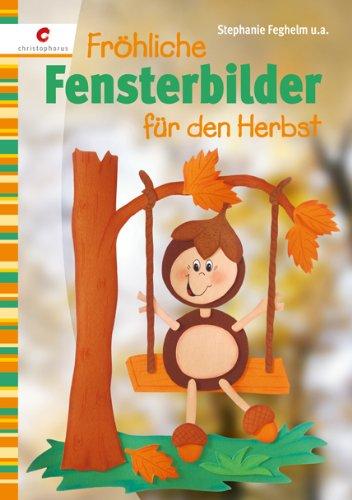 Fröhliche Fensterbilder für den Herbst