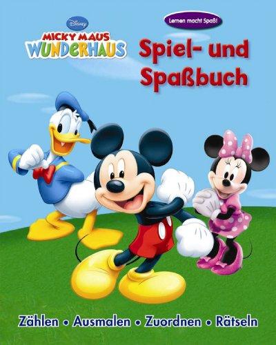 Disney: Activity 2 Micky Maus Wunderhaus: Spiel und Spaßbuch / Zählen-Ausmalen-Zuordnen-Rätseln