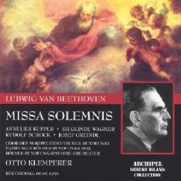 Missa Solemnis: Schock-Wagner-Greindl Kö