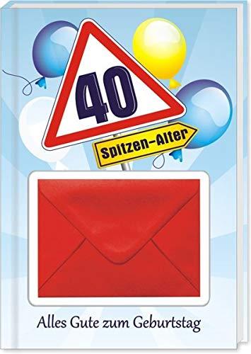 AV Andrea Verlag Alles Gute zum 40. Geburtstag Geldgeschenk Buch Piccolo mit Blattgold Kräuterlikör Schnäpse Zollstock Geldgeschenk für Männer und Frauen als Geburtstagsgeschenk (Alles Gute 40)