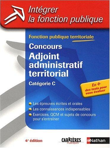 Concours adjoint administratif territorial : catégorie C