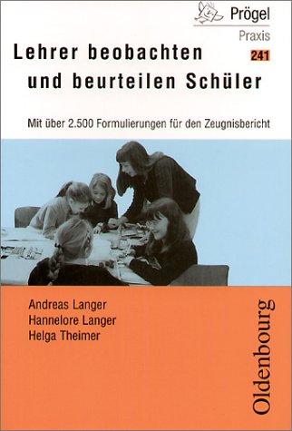 Basispaket 1./2. Schuljahr: Lehrer beobachten und beurteilen Schüler