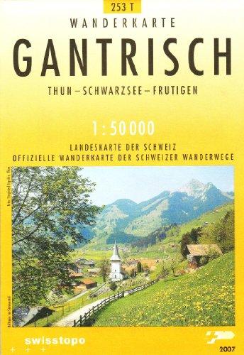 Swisstopo 1 : 50 000 Gantrisch. Wanderkarte: Thun - Schwarzsee - Frutigen. Offizielle Wanderkarte der SAW (Wanderkarten)