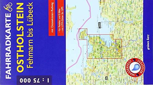 Fahrradkarte Ostholstein, Fehmarn bis Lübeck: Mit Ostseeküsten-Radweg. Maßstab 1:75.000. Wasser- und reißfest. (Fahrradkarten)