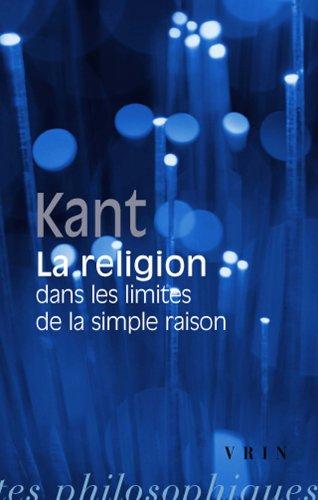 La religion dans les limites de la simple raison