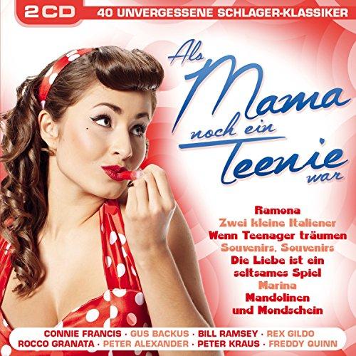 Als Mama noch ein Teeny war; 40 Unvergessene Schlager-Klassiker aus den 50er 60er 70er; Originalaufnahmen; Zwei kleine Italiener; Mit Siebzehn; Marina; Wenn Teenager träumen; Pigalle; Souvenirs; Ramona; Mandolinen und Mondschein; Der Mann im Mond;