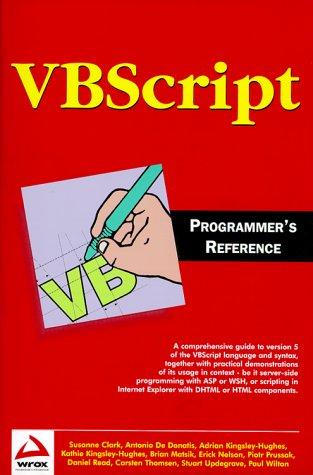 VBScript Programmer's Reference (Wrox Us)